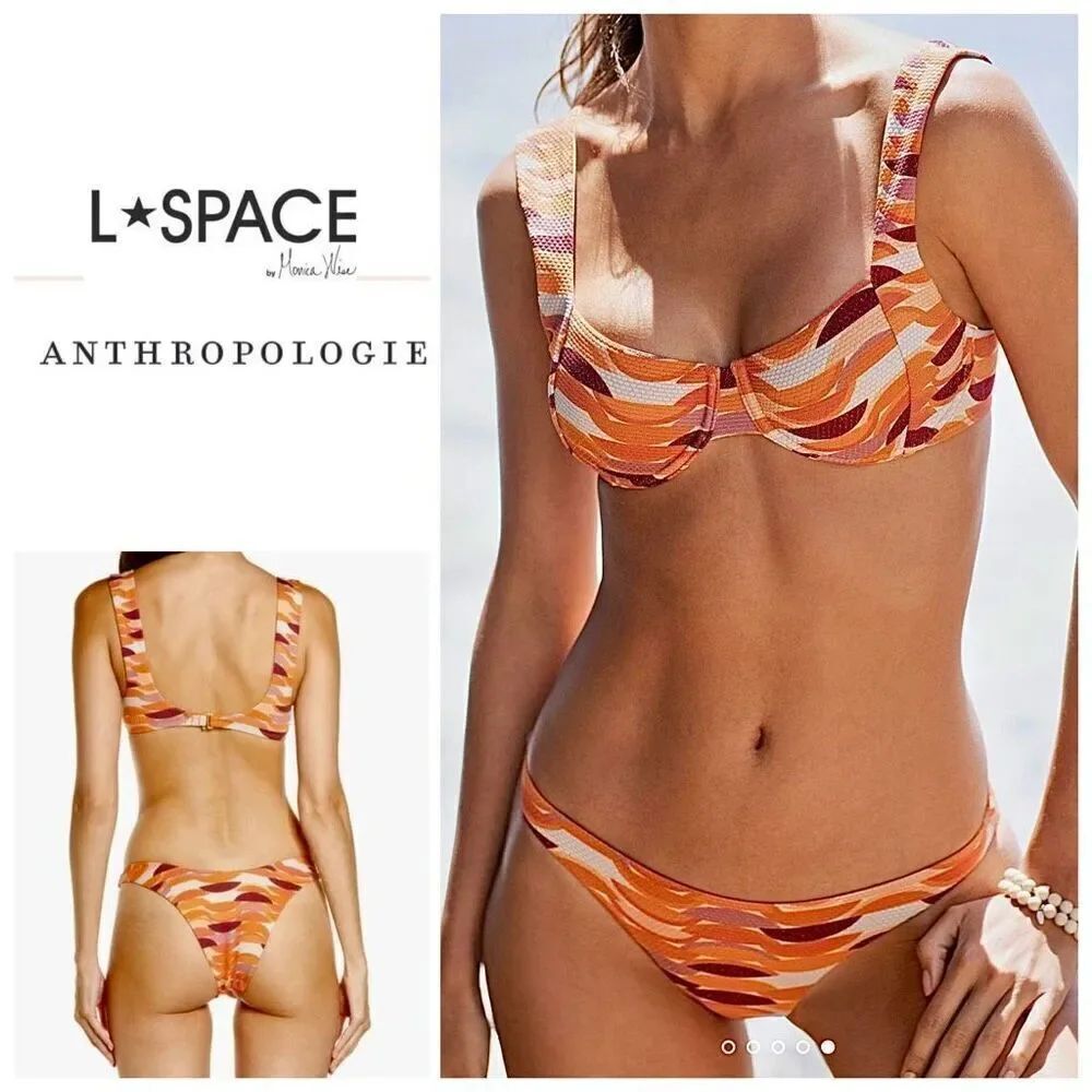 New. L*SPACE Tori top and bitsy bottom. Retails $ 198. Small